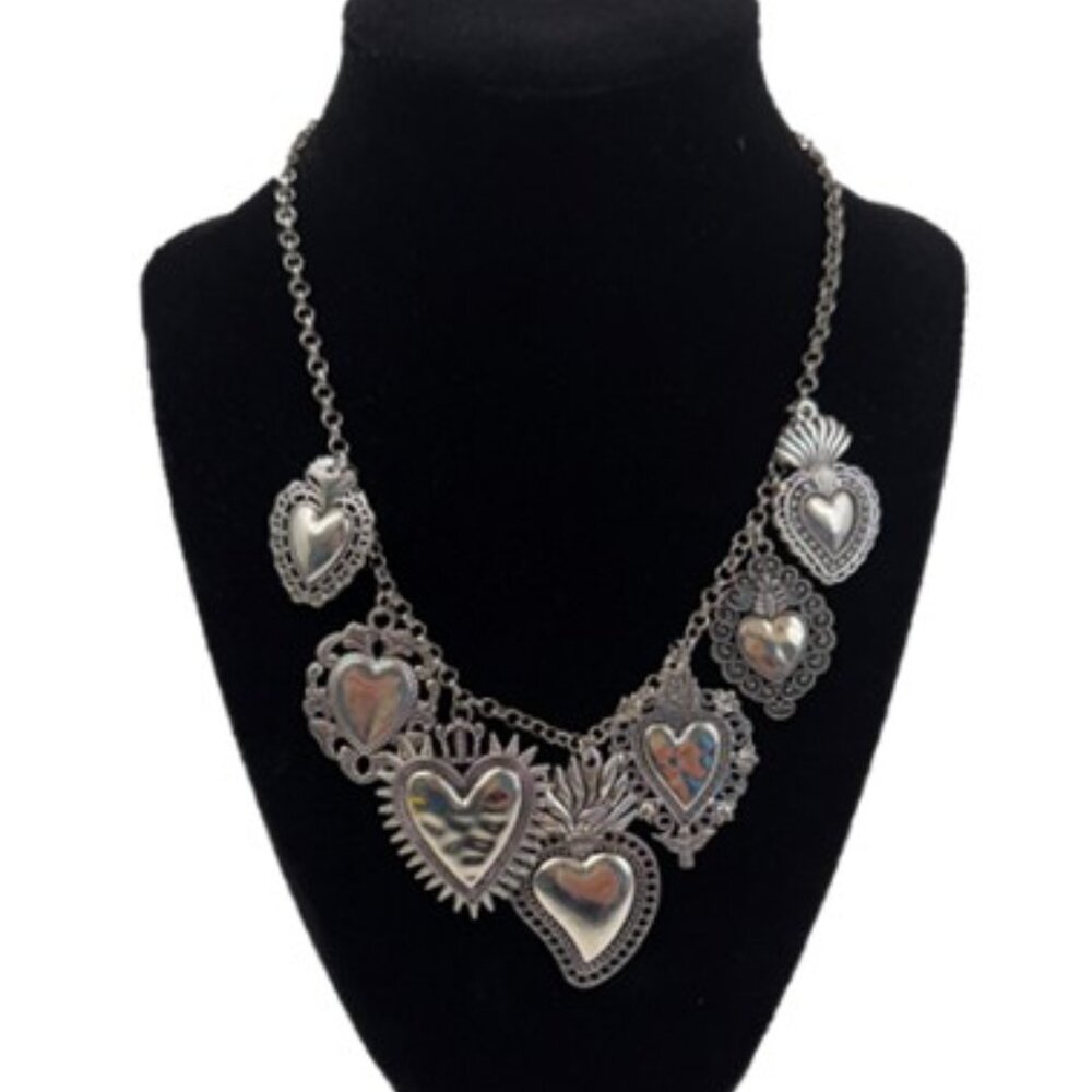 Big Heart Charm Necklace
